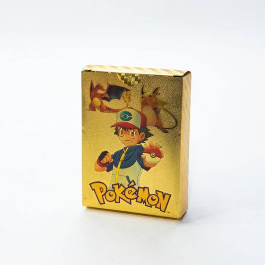 Baraja de Cartas Pokémon Doradas de Colección