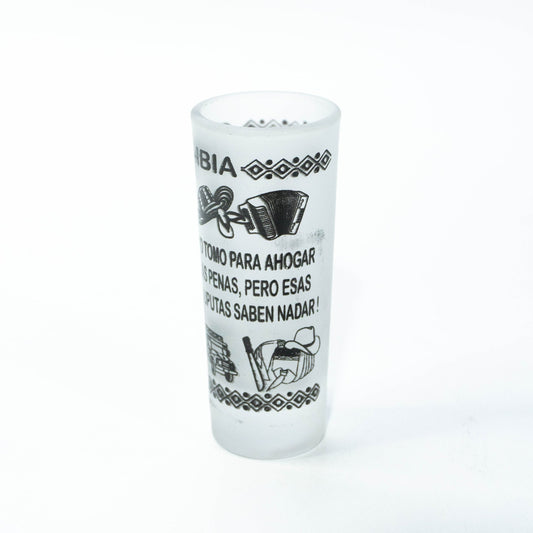 Vaso de Shot "Frases Colombianas"