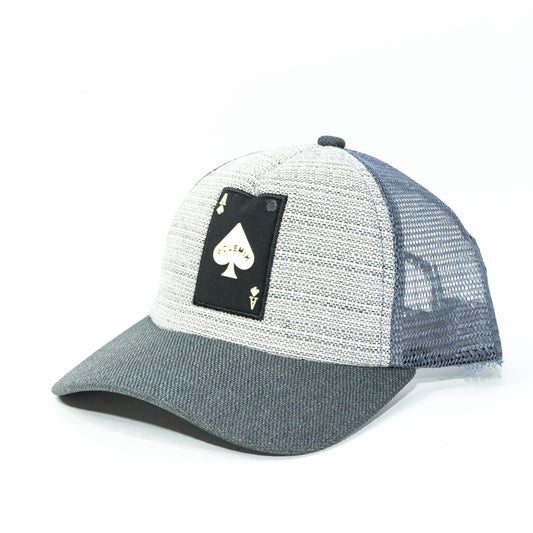 Gorra Trucker Polemik - As de Espadas (Gris)