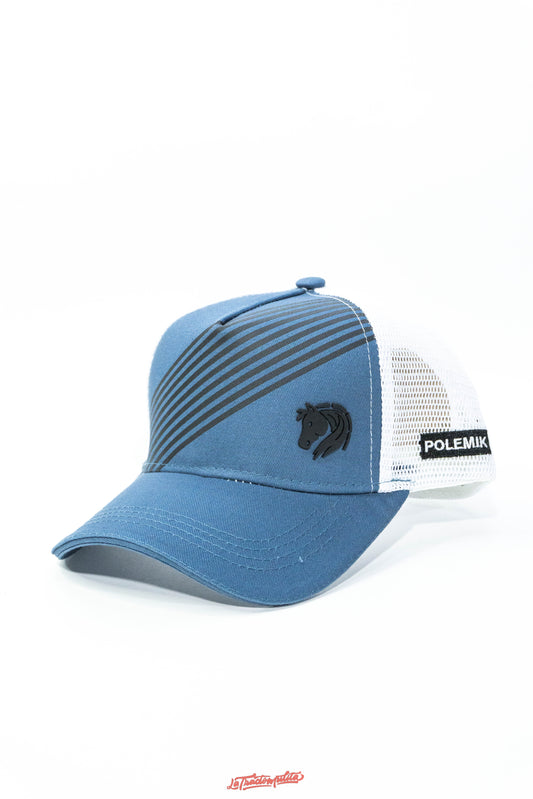 Gorra Trucker "Horse" Azul de Polemik