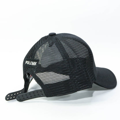 Gorra Trucker Negra Polemik