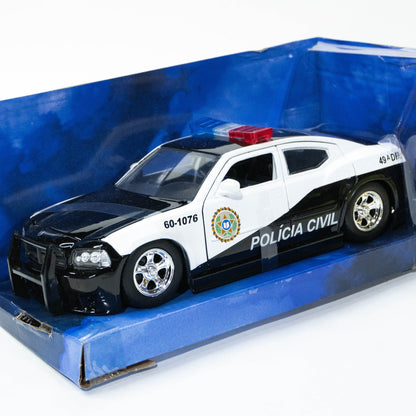 Fast & Furious 1:24 2006 Dodge Charger Coche De Policía